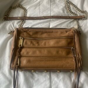 Rebecca Minkoff MAC 5-zip Cross-body Tan